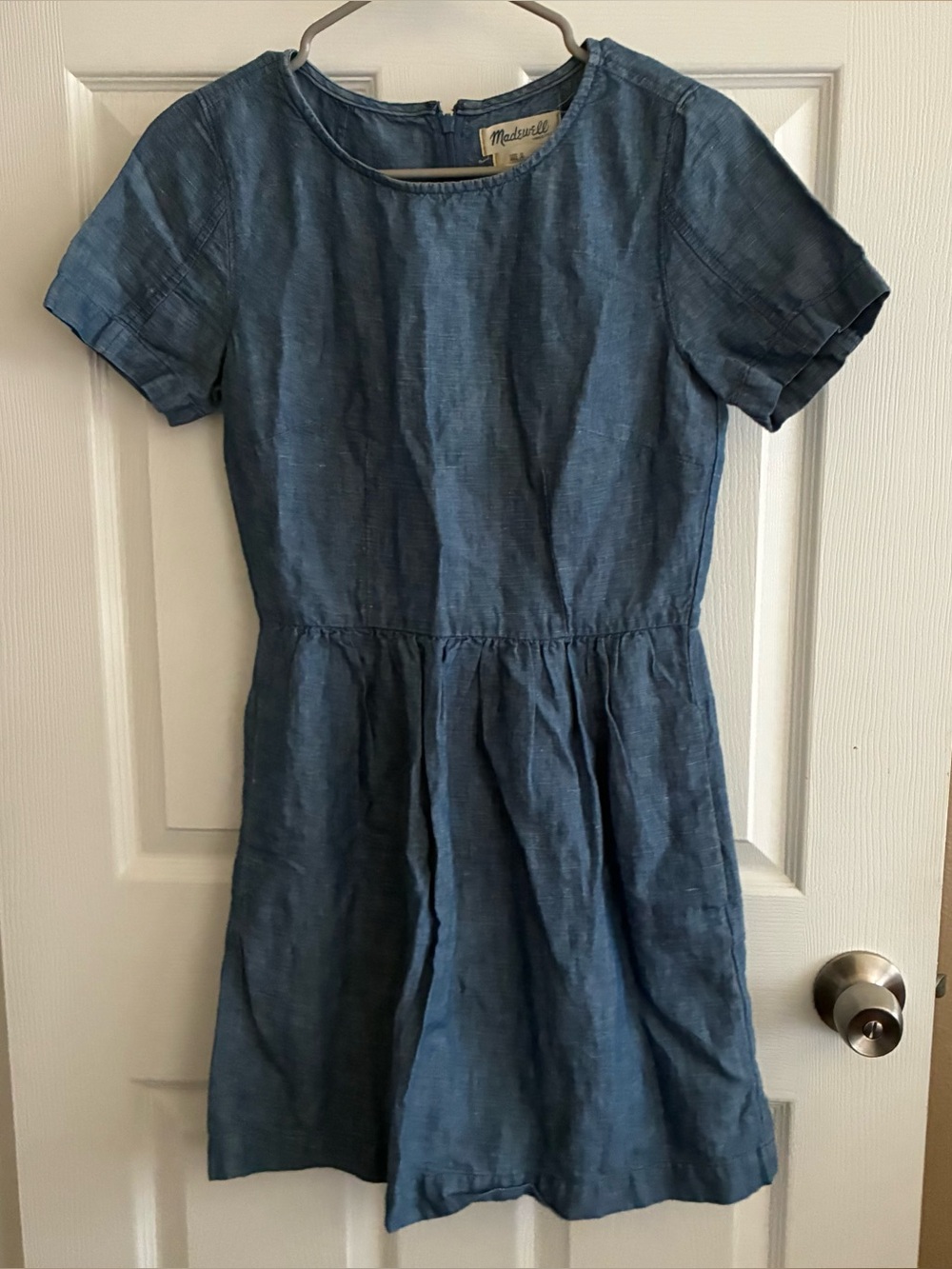 Madewell Songbird Chambray Dress, Size 2